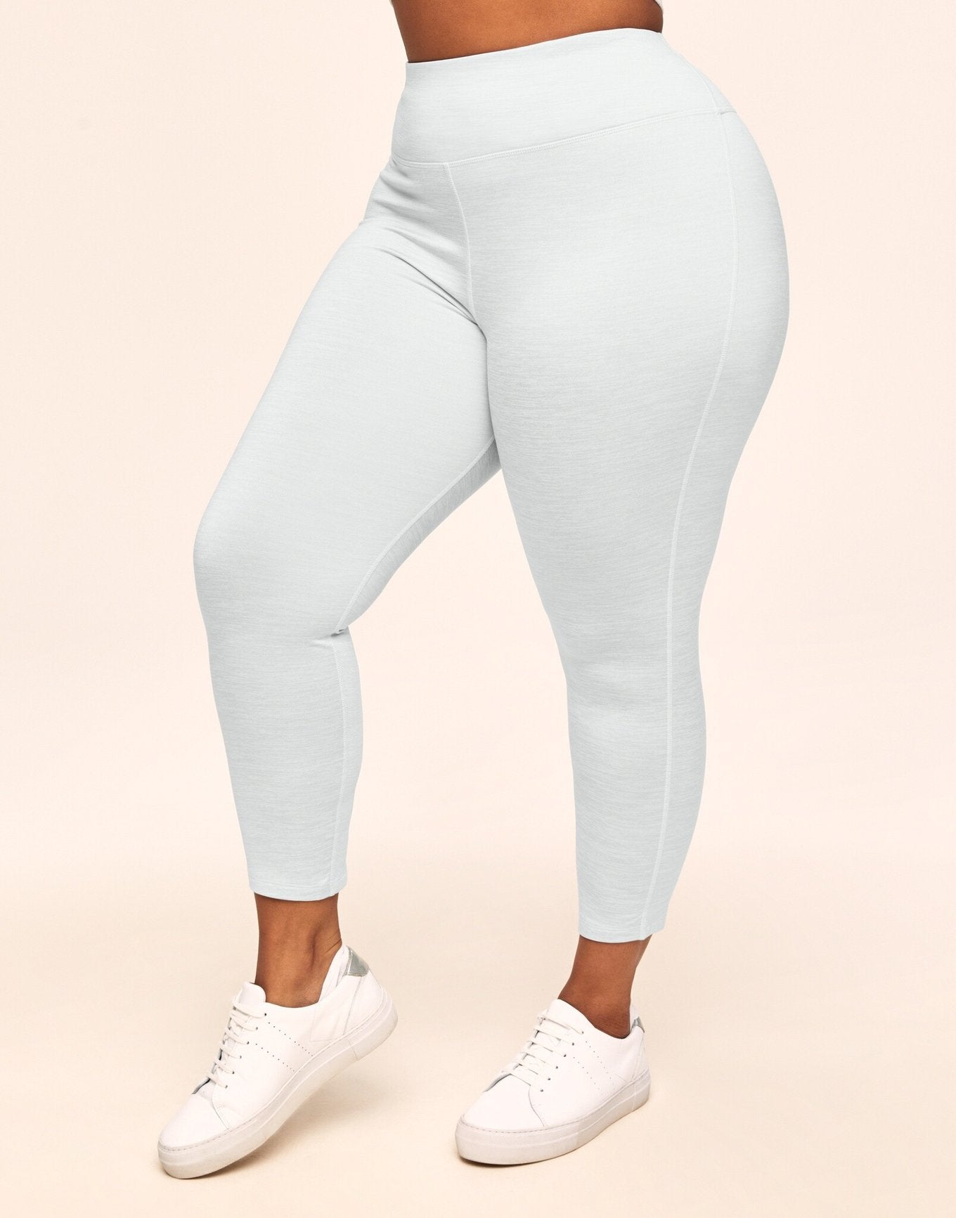 Haley Cozy Heather 7/8 White