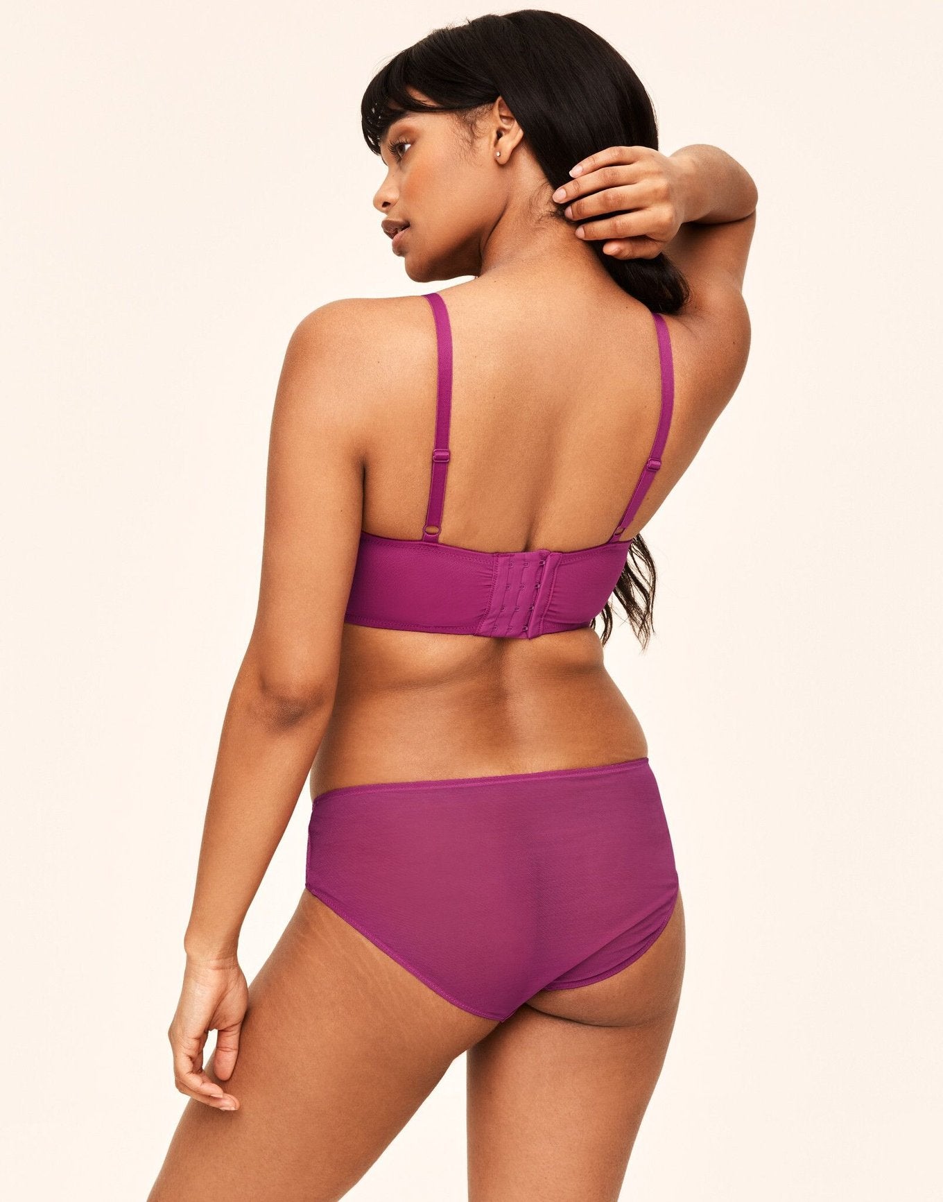 Justina Unlined Pink