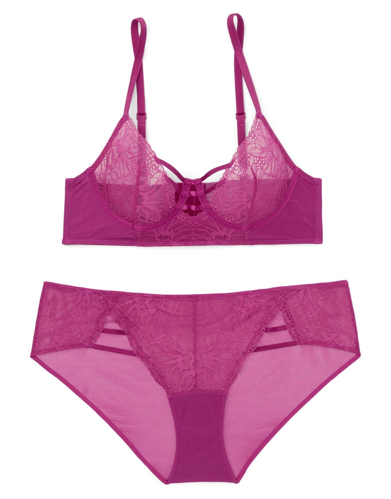 Justina Unlined Pink