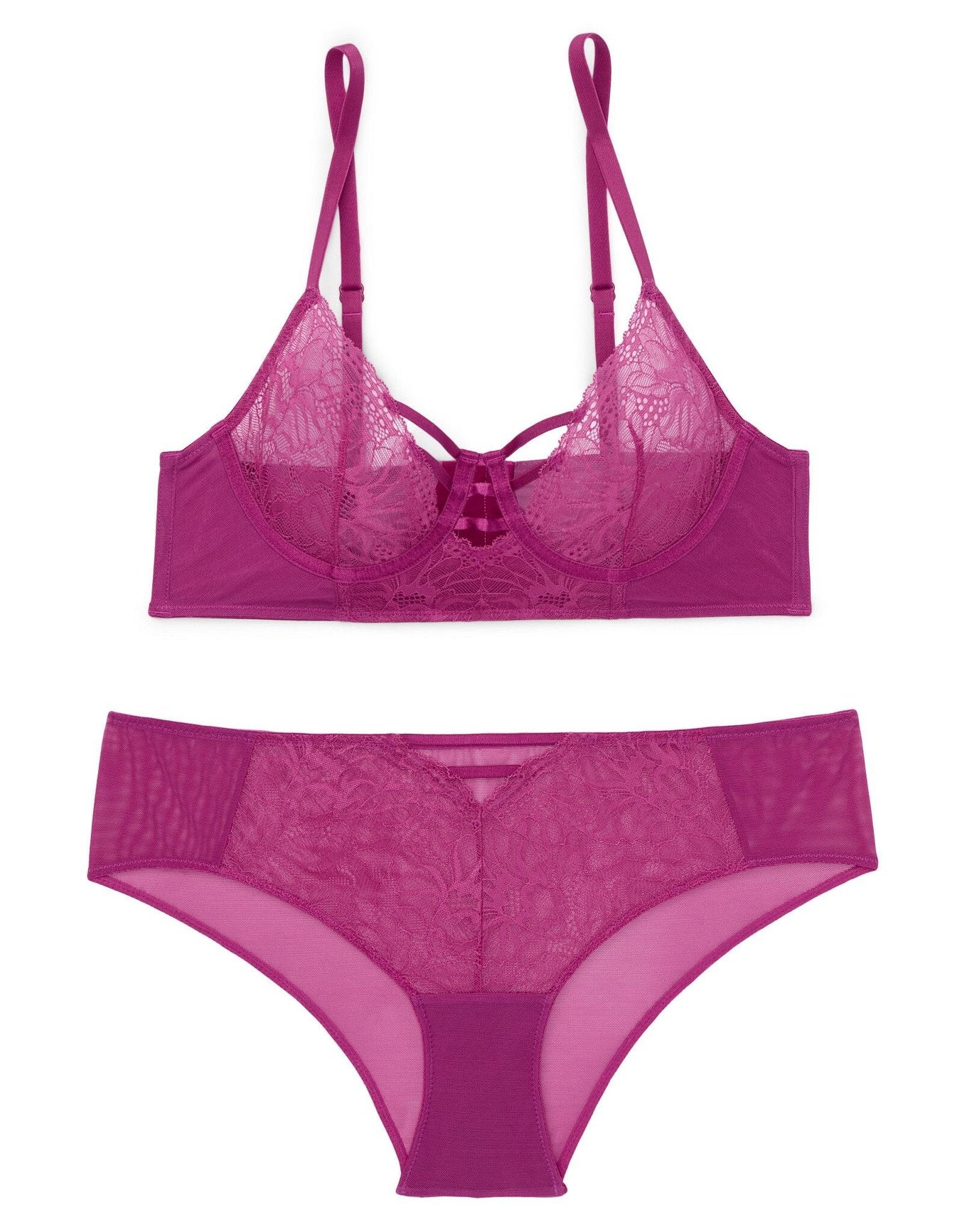 Justina Unlined Pink