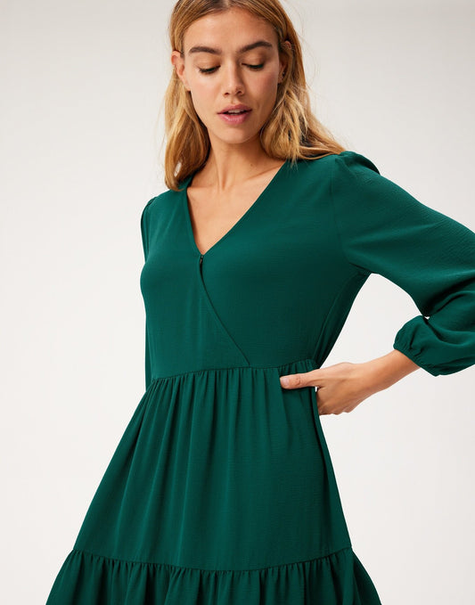 Zinnia Dress Green