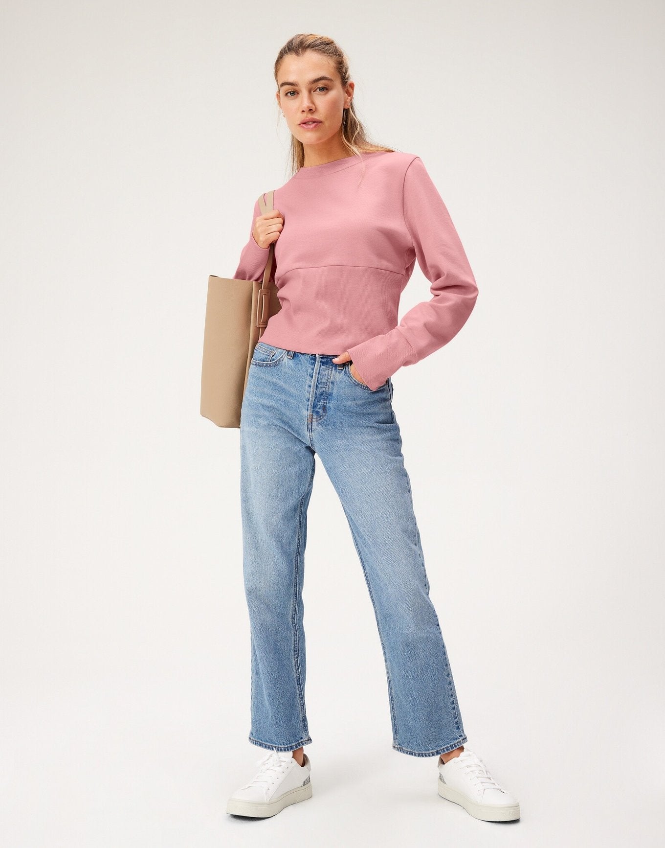 Rose Sweatshirt Pink