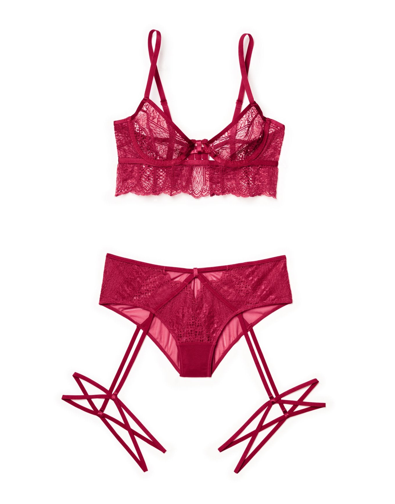 Odette Unlined Red