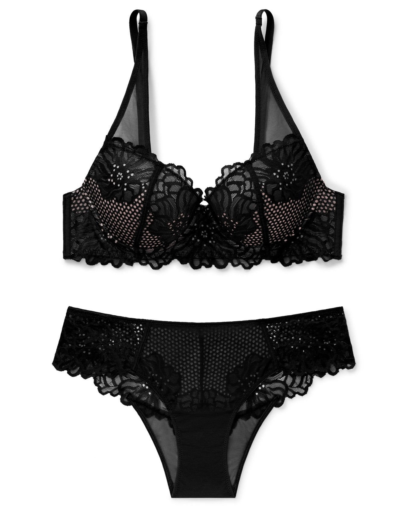Magdalena Push Up Black