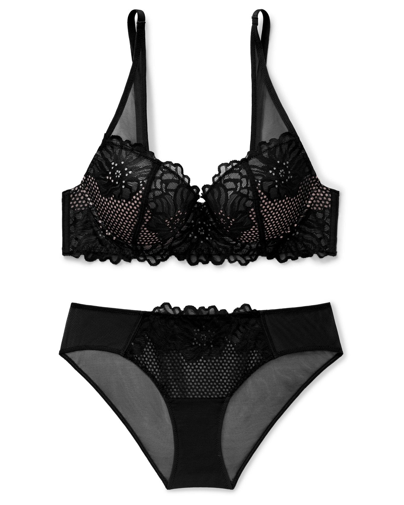 Magdalena Push Up Black