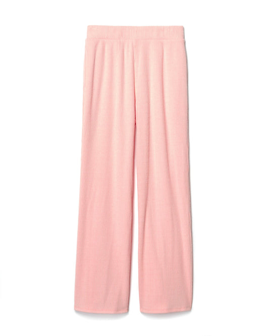 Riley Rib Lounge Pant Pink