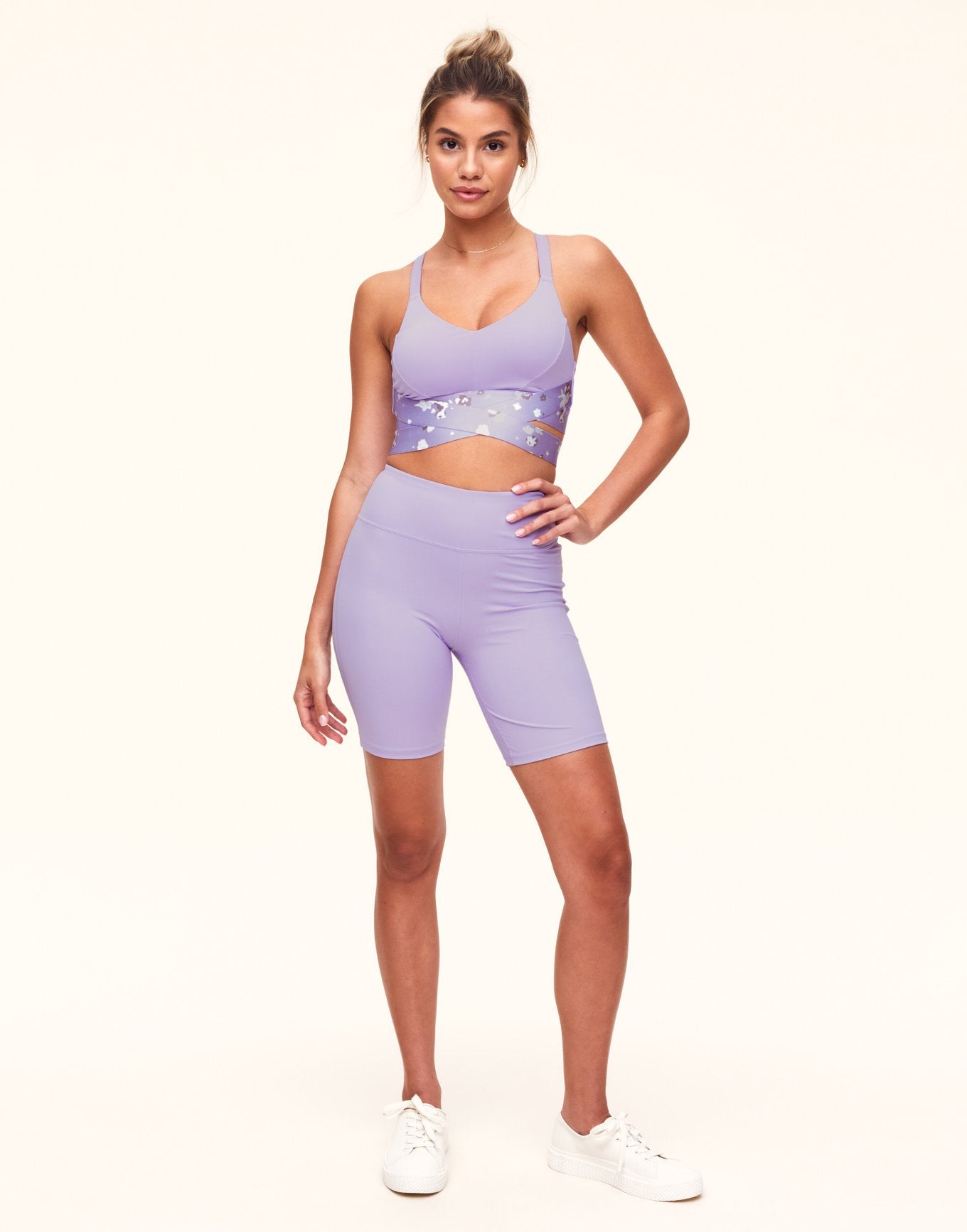 Cali Biker Short Purple