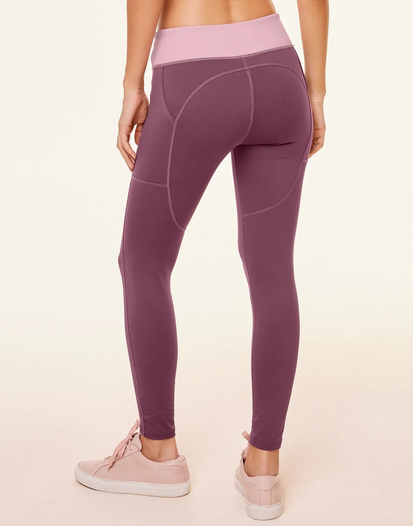 Bailey Medium Rise Legging Purple