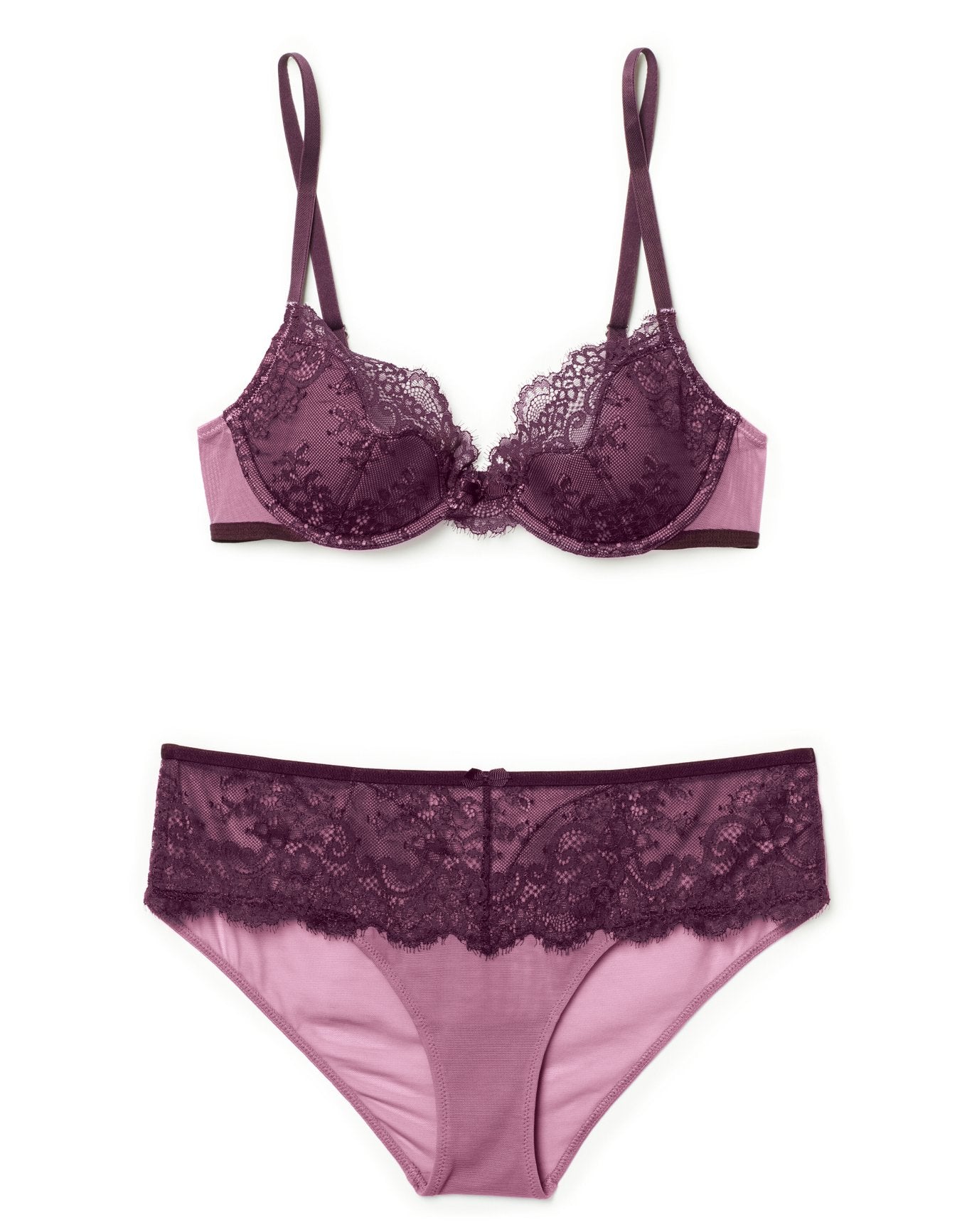 Evelyn Unlined Purple