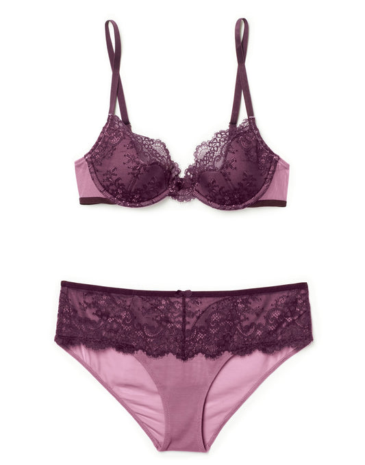 Evelyn Unlined Purple