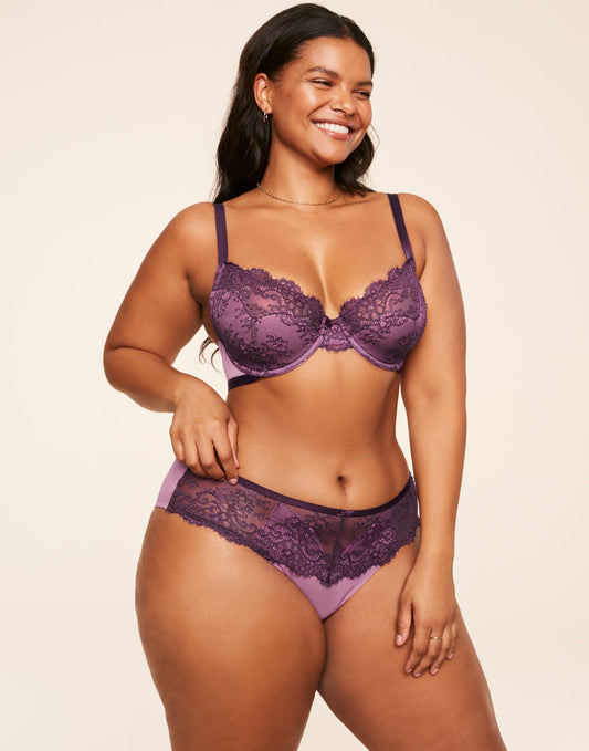 Evelyn Unlined Purple