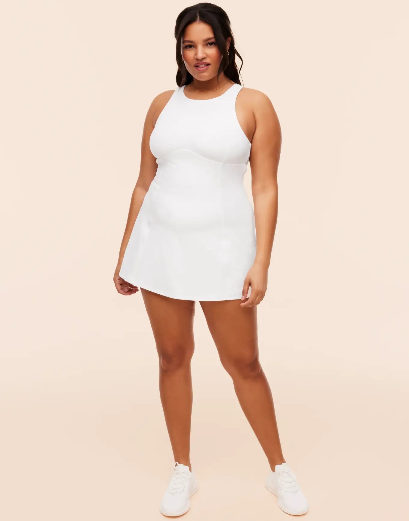 Daphnie Lined White