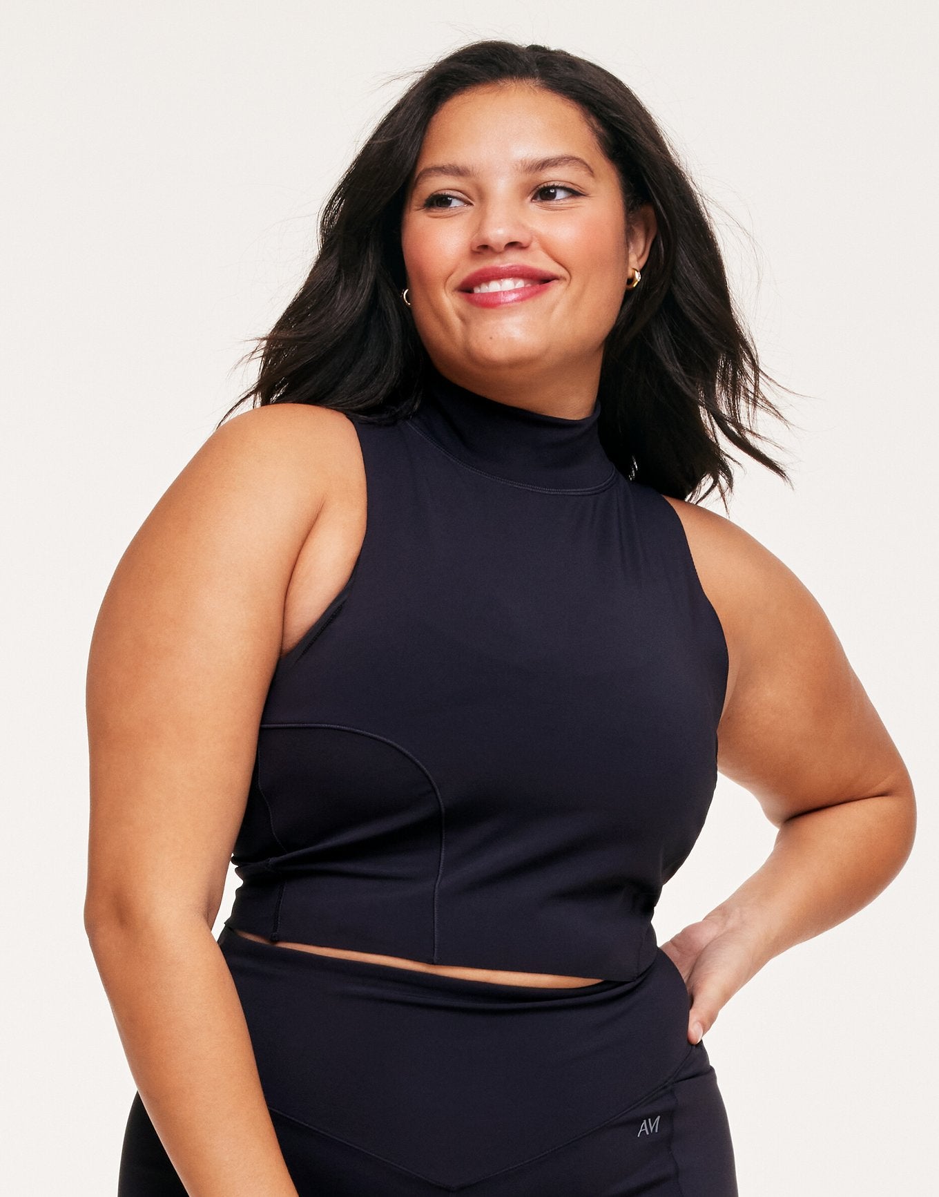 Awaken Reflective Top Black