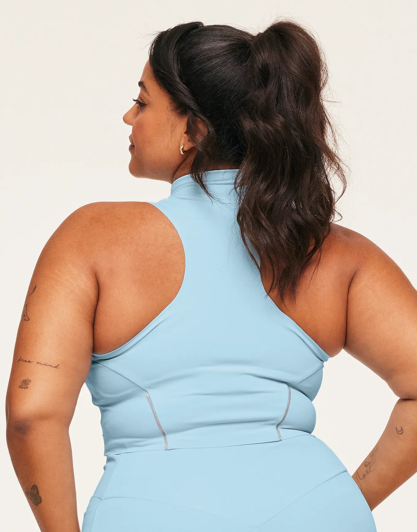 Awaken Reflective Top Blue