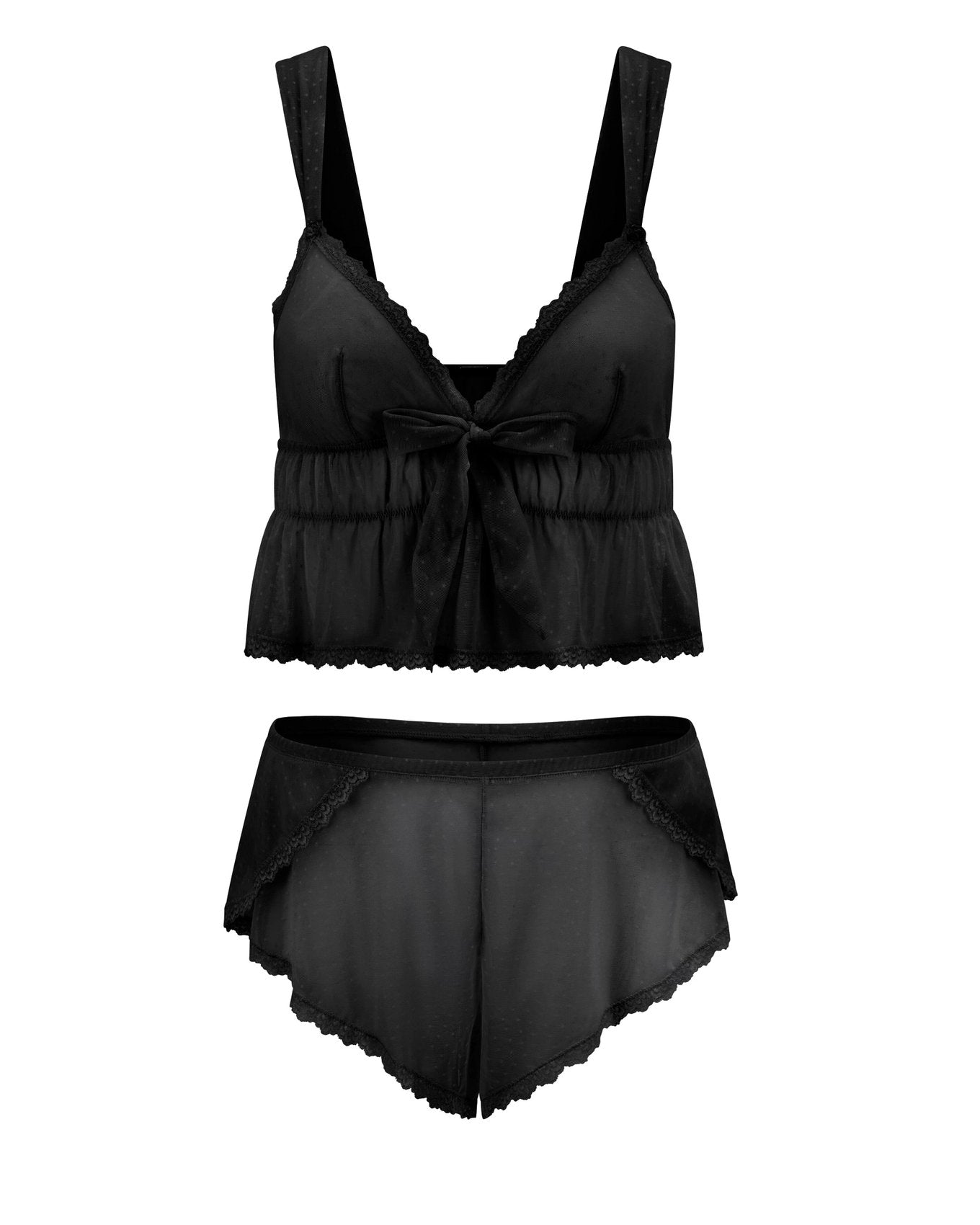 Betty Lou Unlined Black