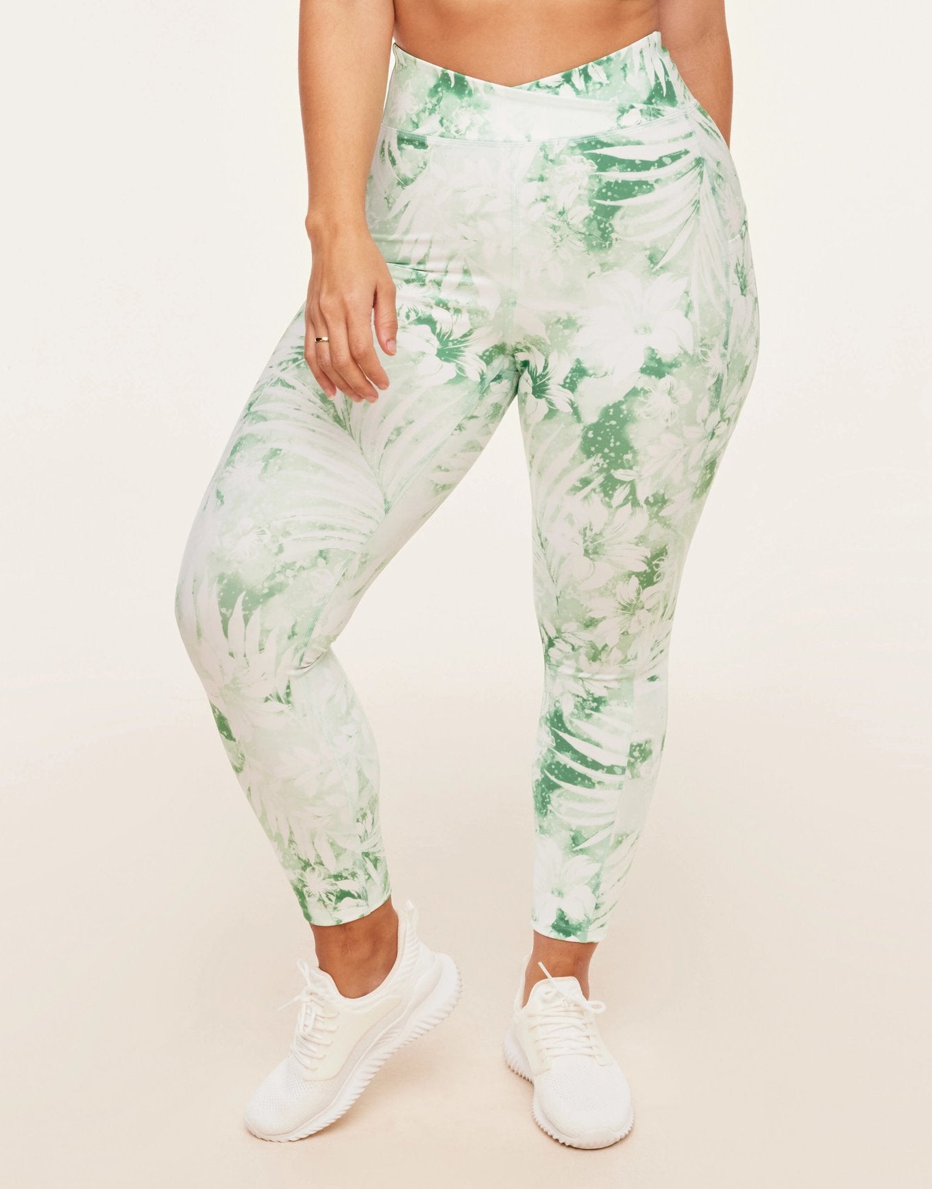 Lotus Crossover Legging Print