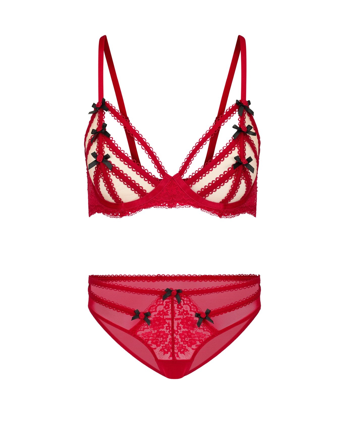 Aziza Unlined Red
