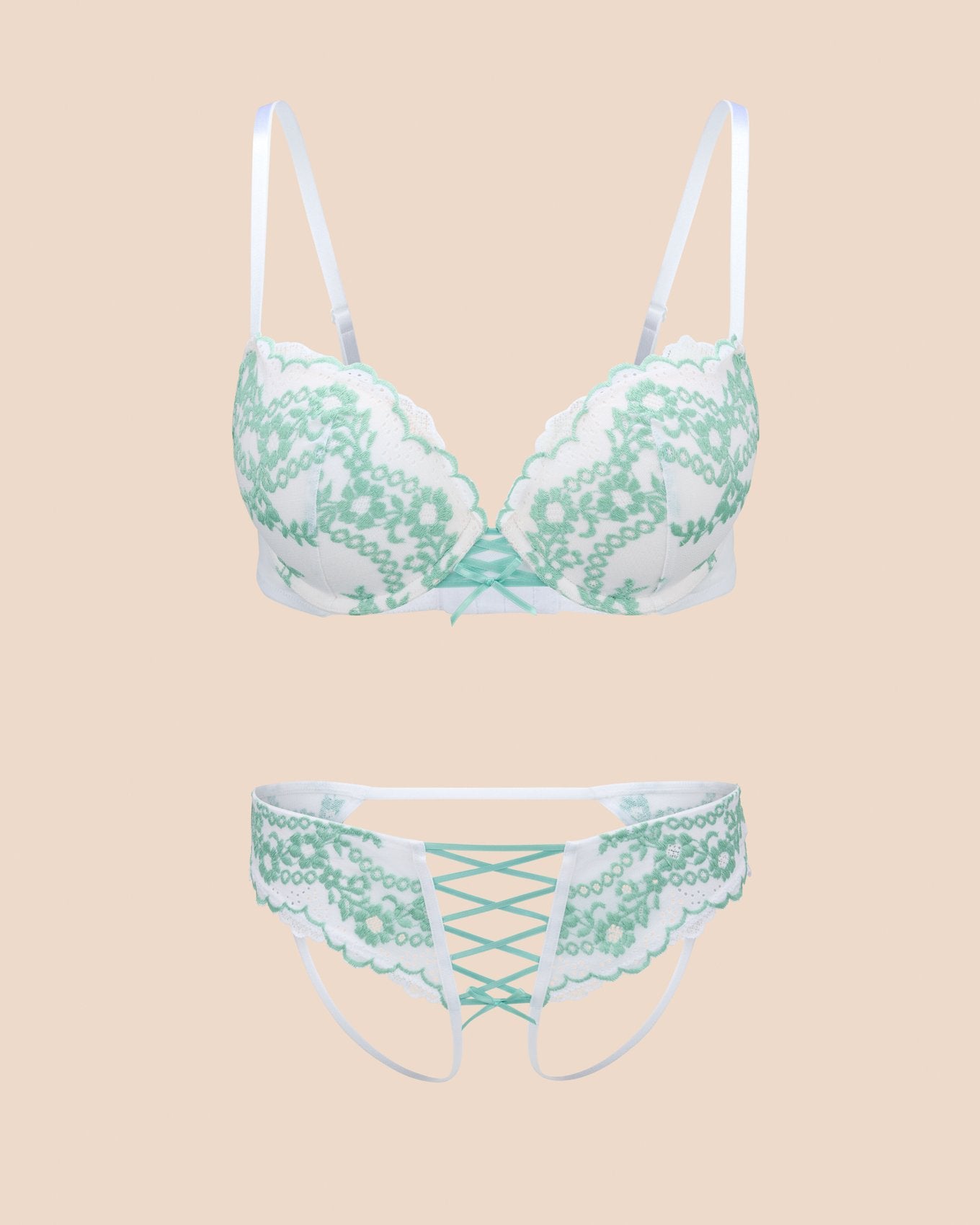 Sydnie Push Up White