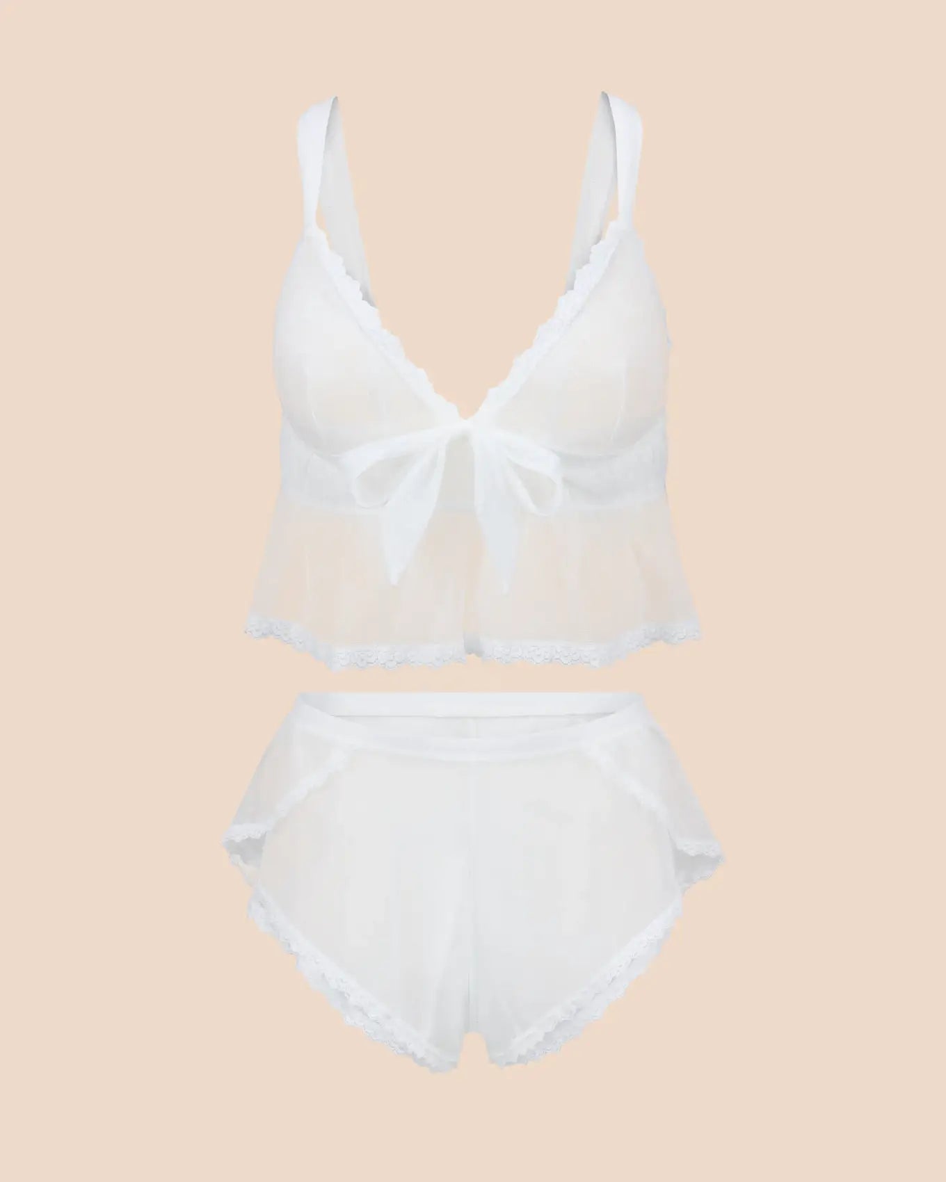 Betty Lou Unlined White