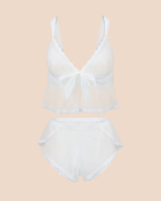 Betty Lou Unlined White