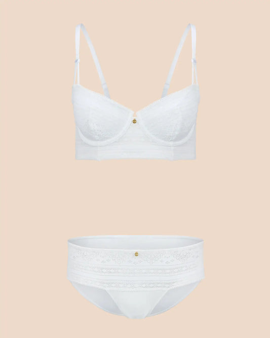 Zooey Unlined White