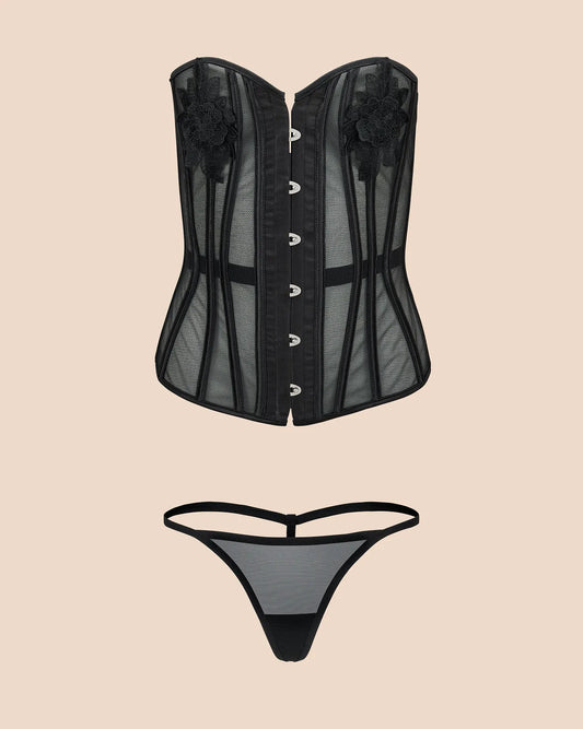 Charlotta Unlined Black