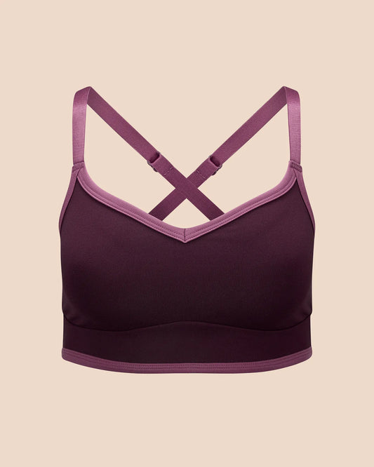 Clarity Sports Bra Purple