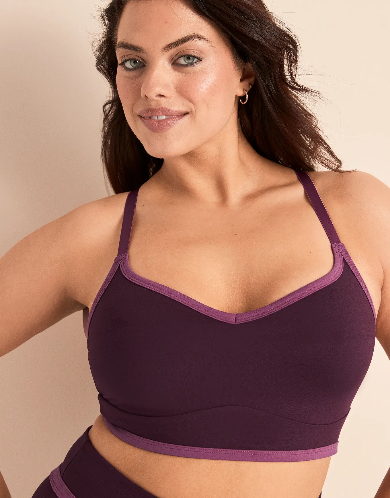 Clarity Sports Bra Purple