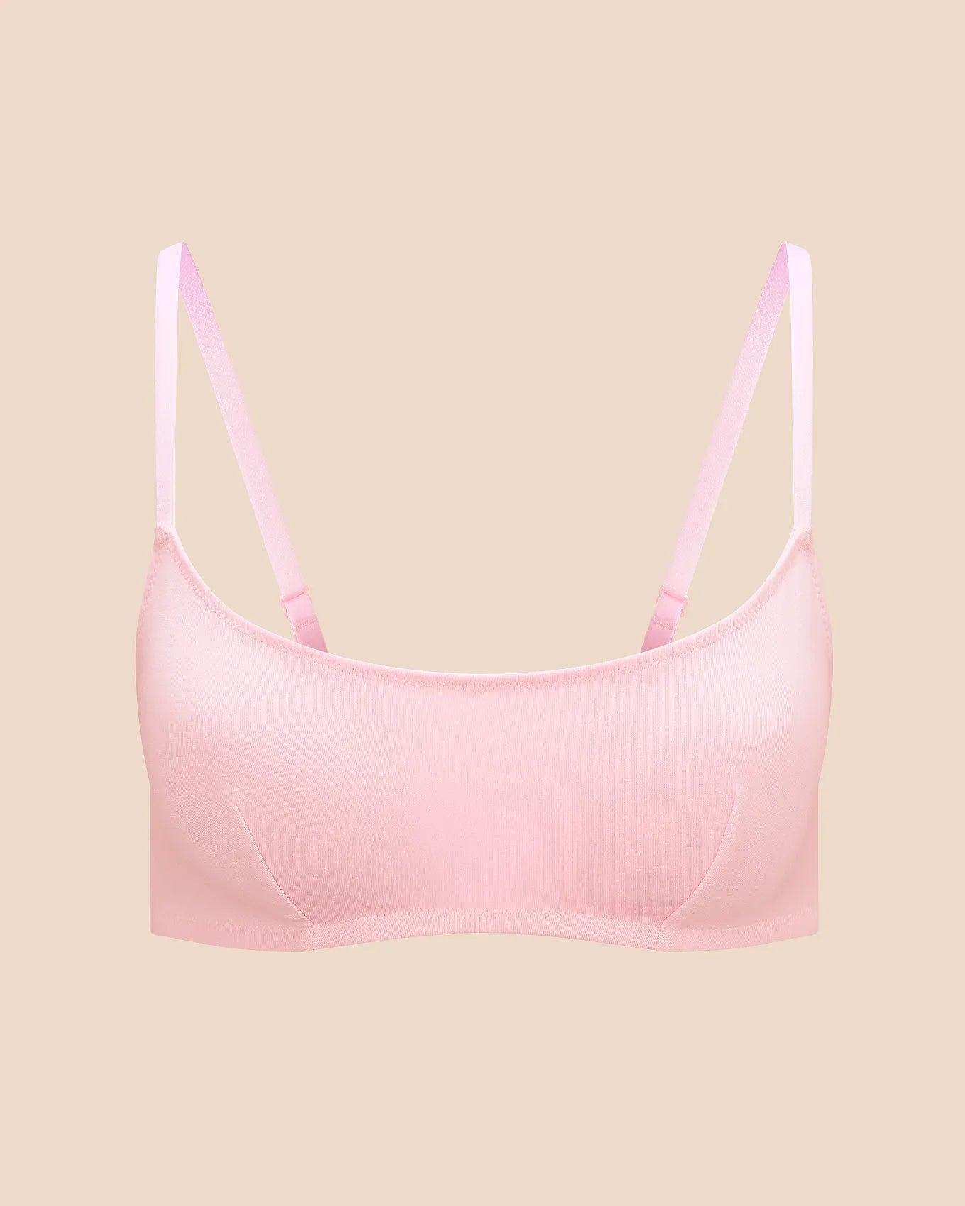 Jersey Wireless Scoop Unlined Pink