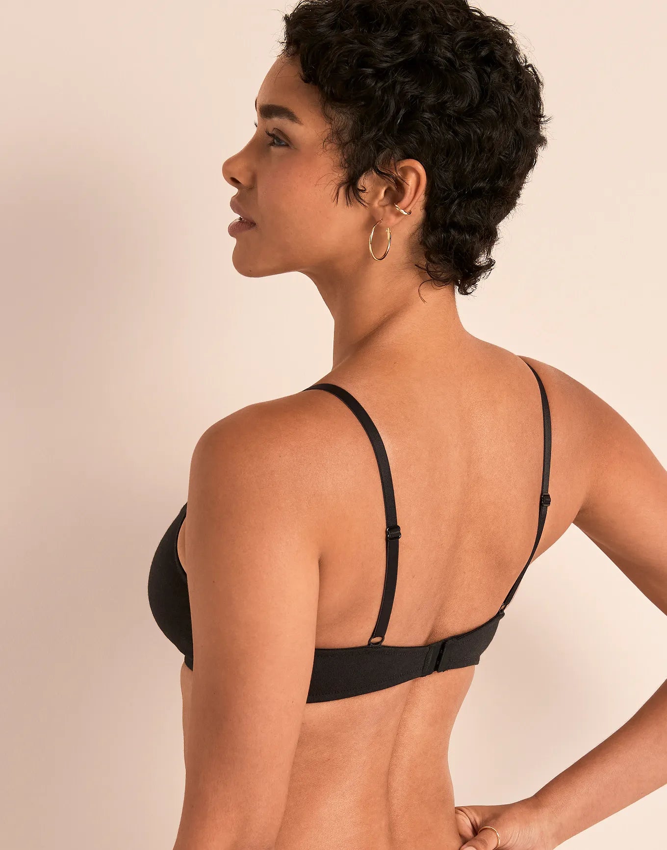 Jersey Wireless Scoop Unlined Black