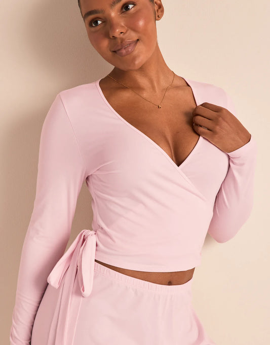 Jersey Ballet Wrap Pink