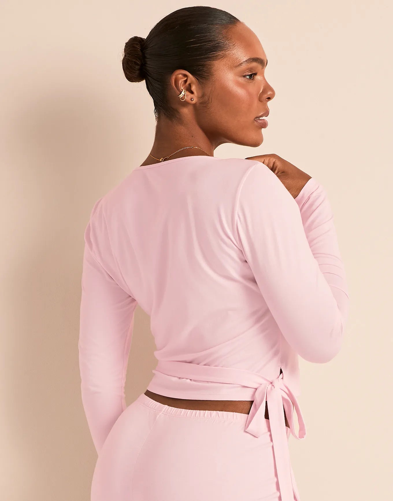 Jersey Ballet Wrap Pink