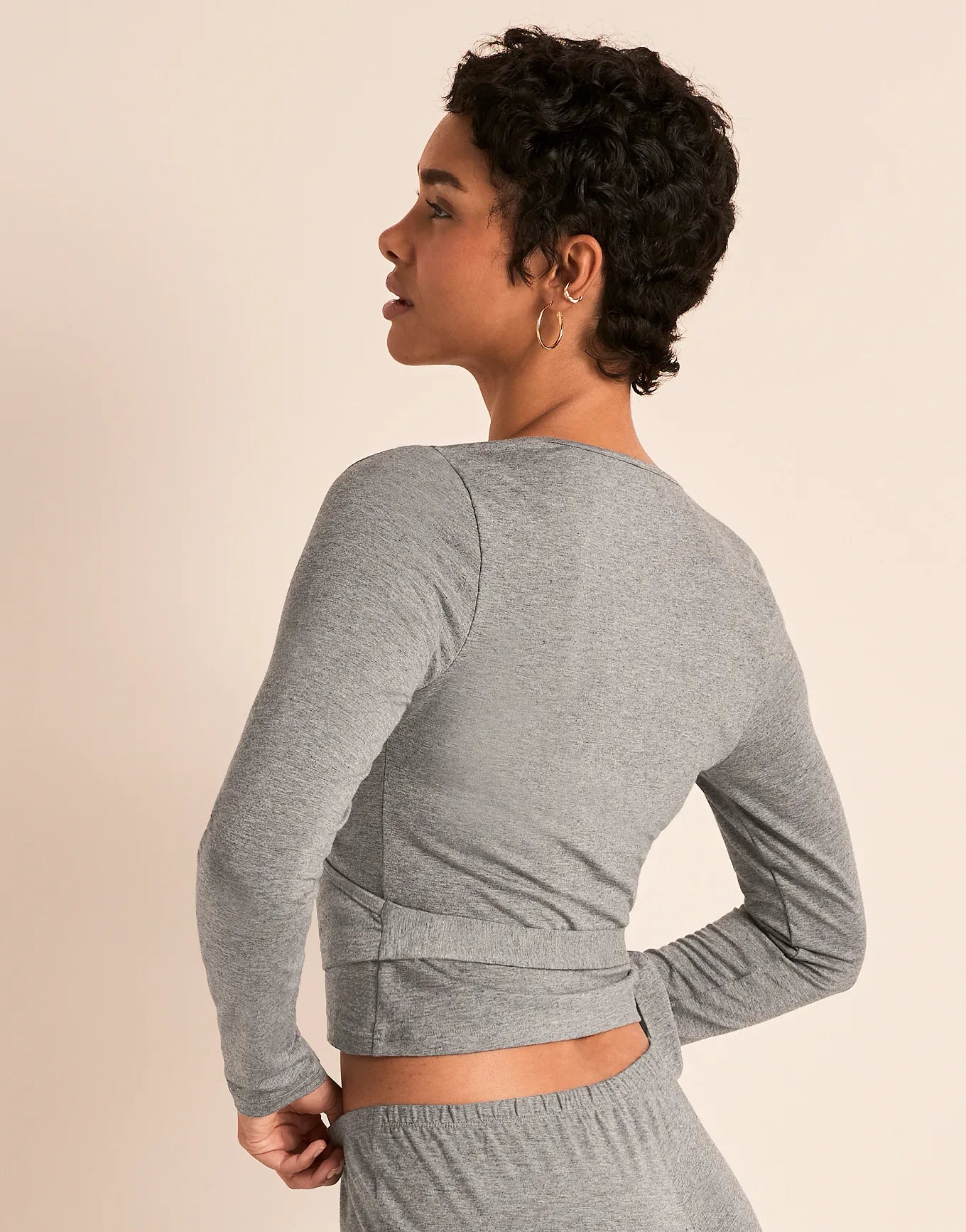 Jersey Ballet Wrap Gray