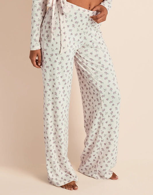 Pointelle Pant Print