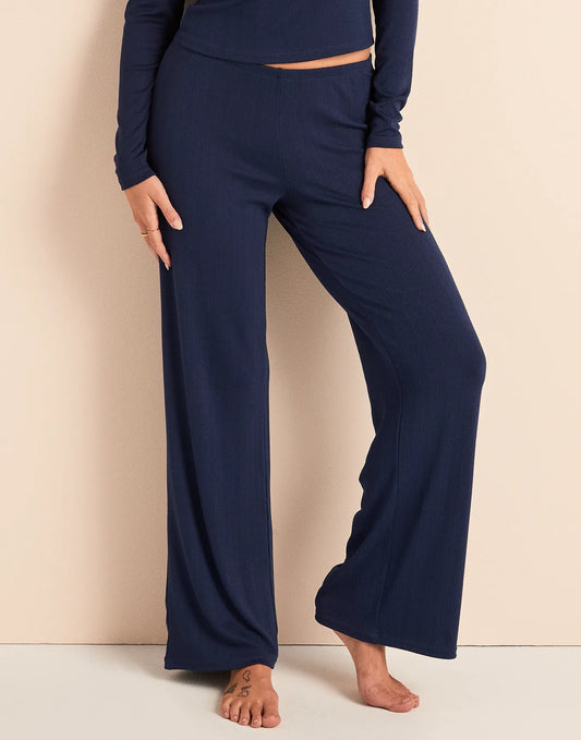 Pointelle Pant Blue